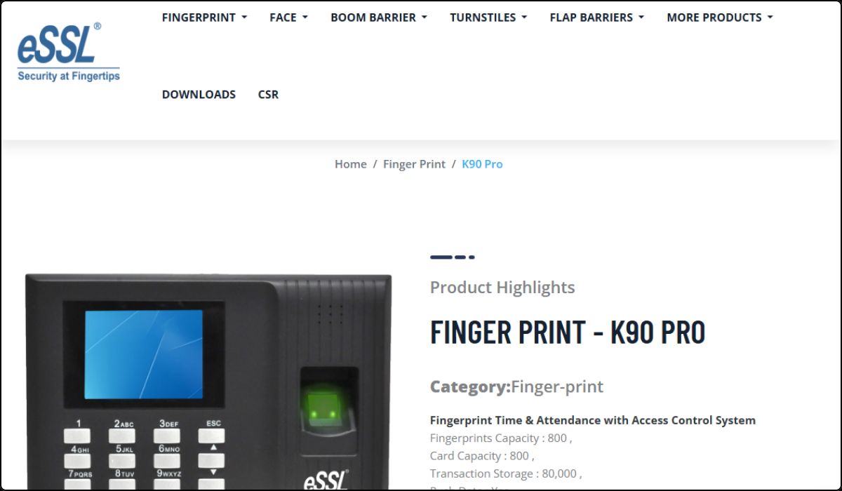office face recognition machine