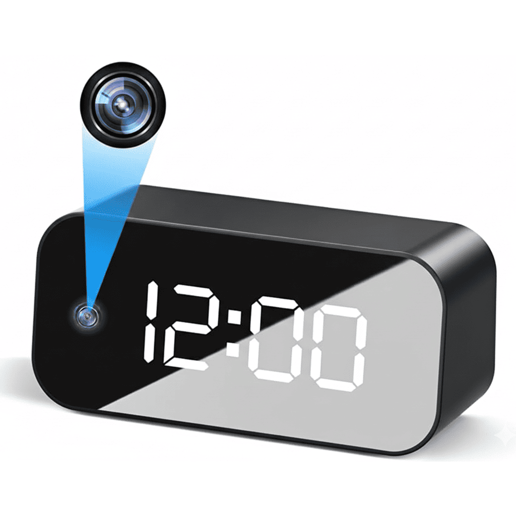Digital Table Clock Camera With Wi-Fi