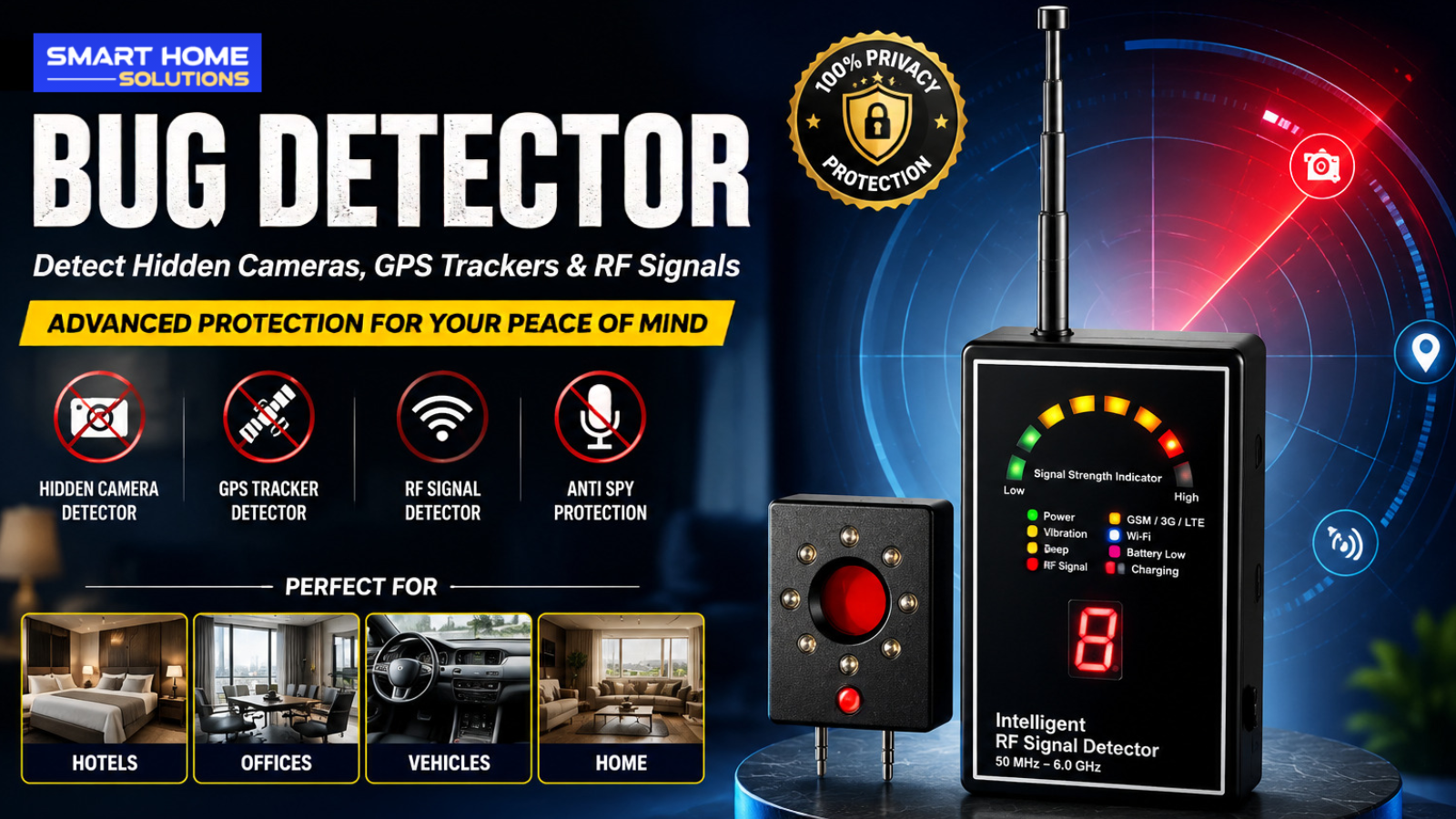 RF Signal Detector – Detect All Spy Frequencies from the Best-Selling Company